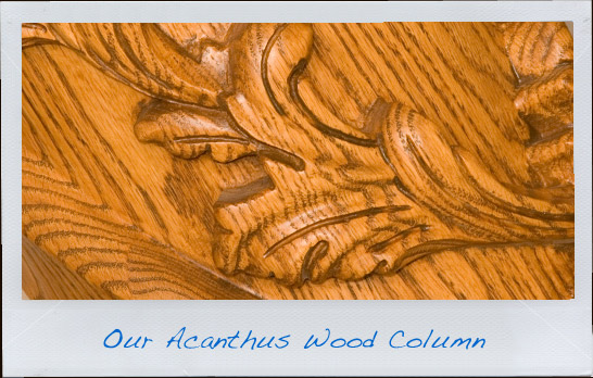 Acanthus Wood Column